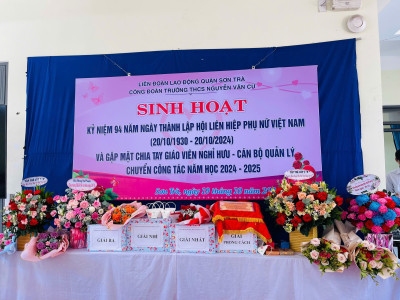 Công đoàn tổ chức buổi sinh hoạt kỷ niệm ngày thành lập Hội liên hiệp phụ nữ Việt Nam 20/10/2024